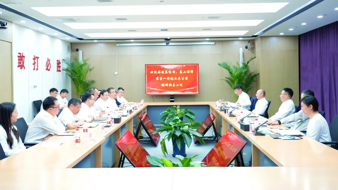 局副总经理、总工程师翟雷一行到公司调研指导工作