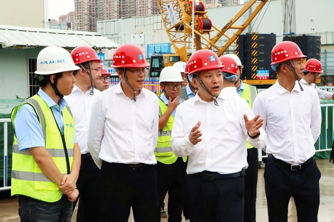 程同普、张志明一行到广州芳白城际项目调研并慰问一线建设者