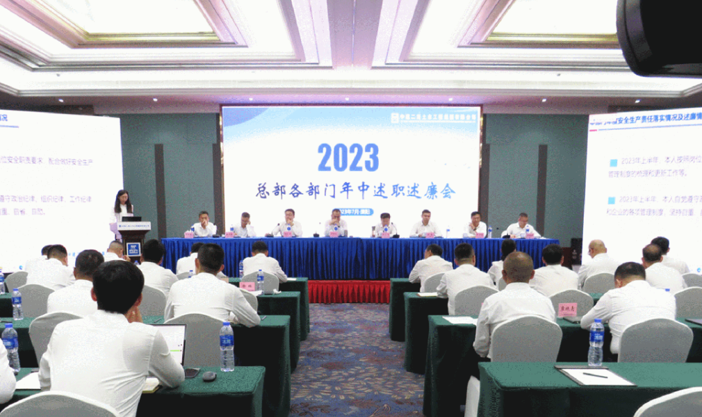 公司召开总部各部门年中述职述廉会